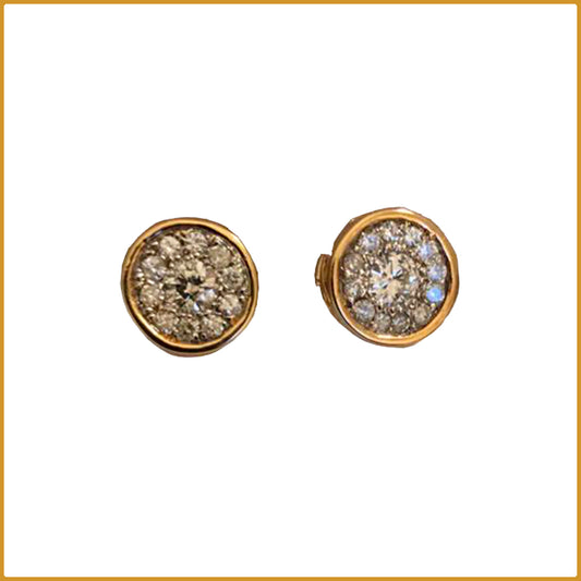 Boucles d'oreilles et 7 diamants