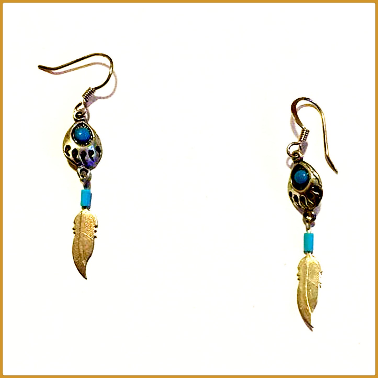 Aretes con diseño apache