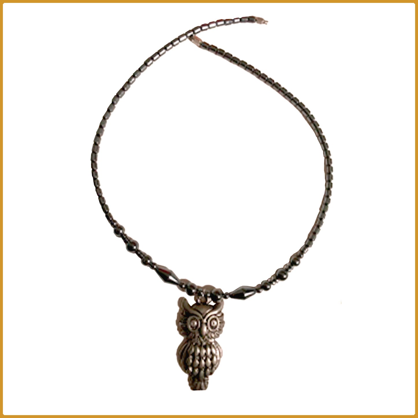 Collier avec pendentif hibou