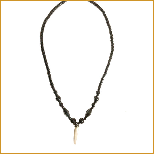 Collier pour homme avec pendentif en nacre