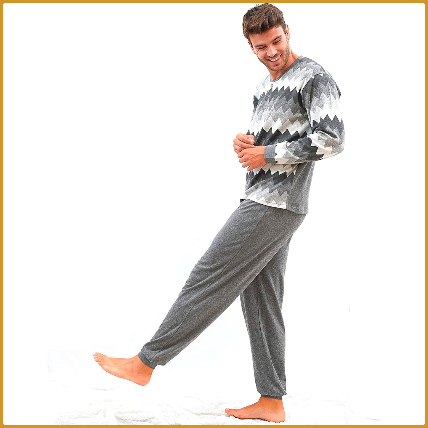 Pyjama d'hiver pour homme