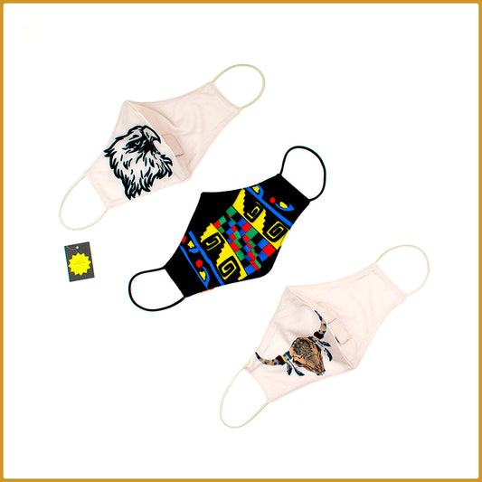 Mascarillas con doble funda de algodón