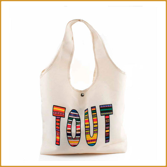 Sac de courses motif  "TOUT"