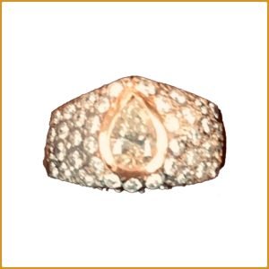 Bague en or 18 carats avec diamants