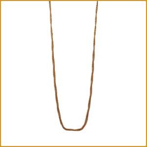 Grosse chaine en acier et en or unisex