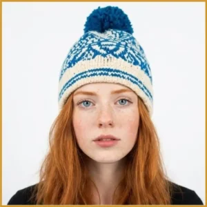 007-1 Gorra con Detalles Azul