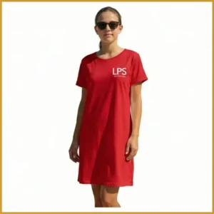 022-5 Camiseta Playera Niña Rojo