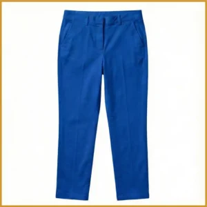 024-4 Pantalón drill mujer Azul