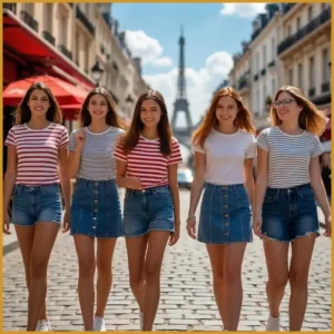 030-1 Short y Faldas Jeans