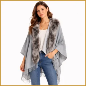 053-3 Estolas en alpaca y algodón Gris